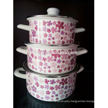 stainless steel copper bottom enamel cookware